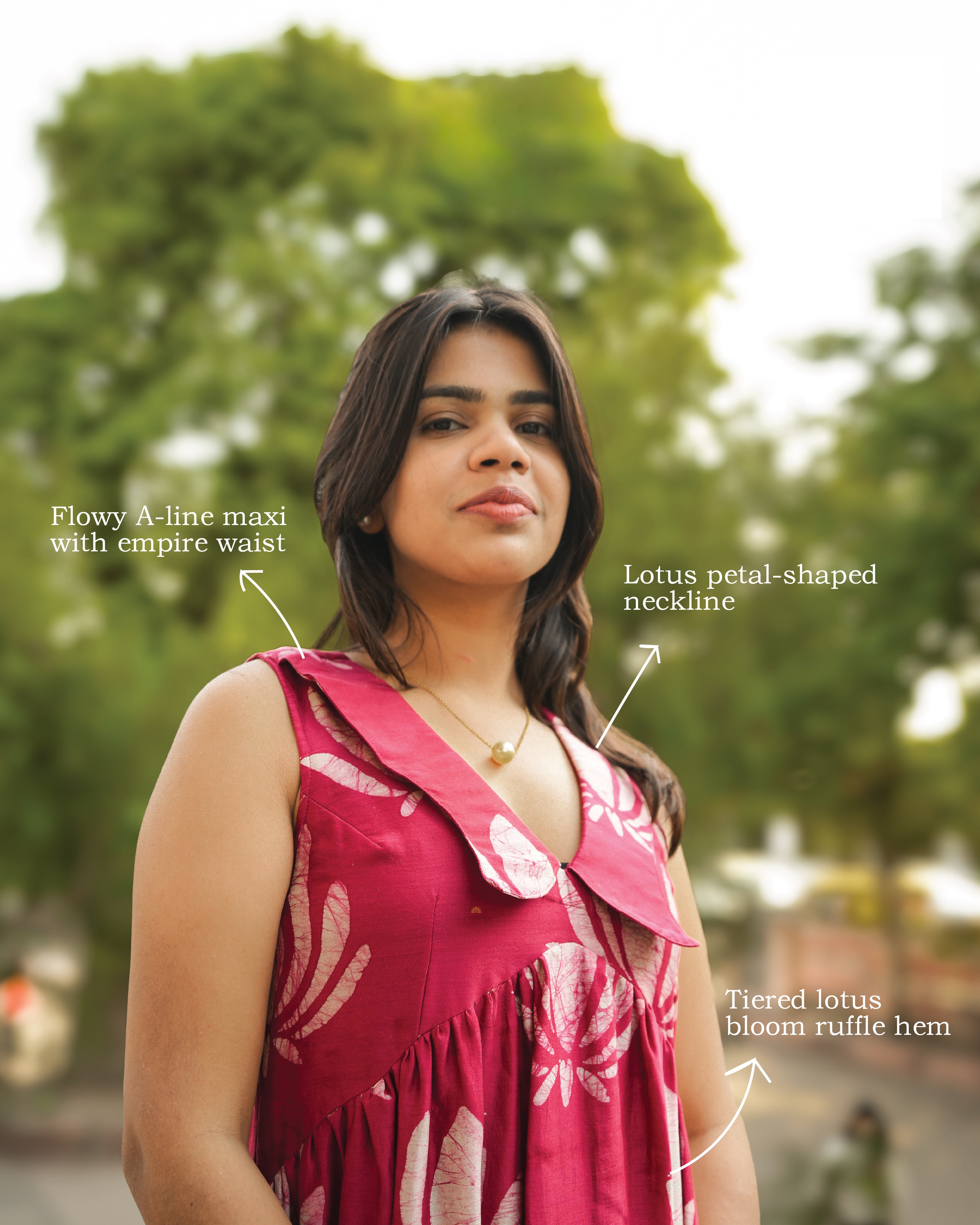 Rani Kamal Chanderi Maxi Dress