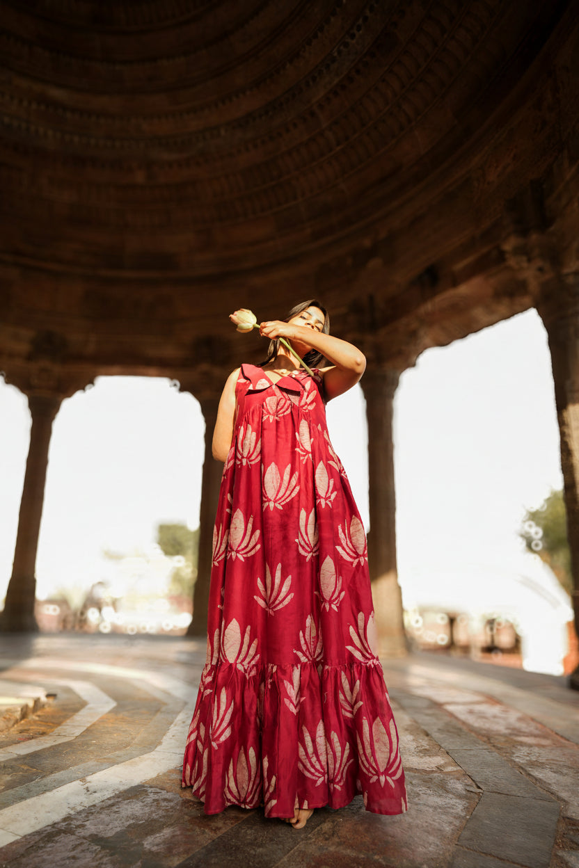 Rani Kamal Chanderi Maxi Dress